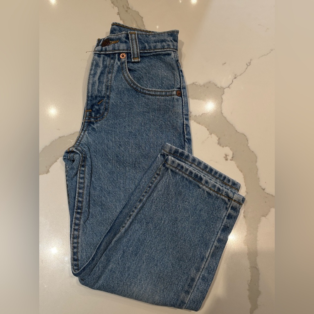 Vintage Levi's 550 Relaxed Fit Tapered Leg Jeans - Kids Size 5 - Made in Canada